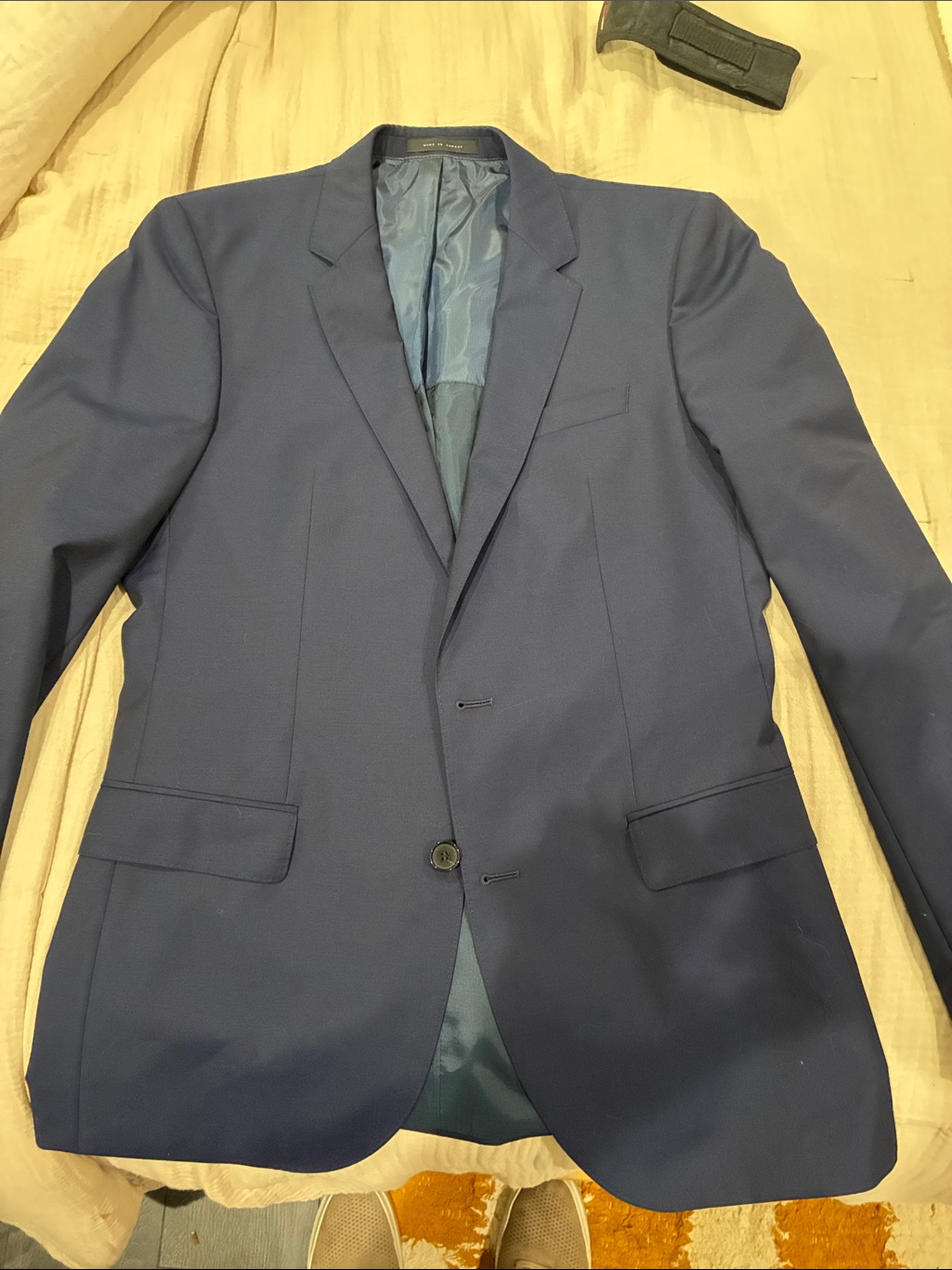 Hugo Boss Dark Blue Two-Button Suit Jacket